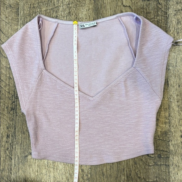 Zara Lavender Women's Crop Top. - Picture 6 of 7